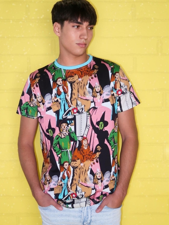 cakeworthy Tops - CAKEWORTHY Wizard of Oz Character Print Tee - Multicolor